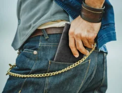 &SONS Leather Goods-Black Leather Wallet