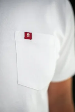 &SONS Tops-Boxer Pocket T-Shirt White