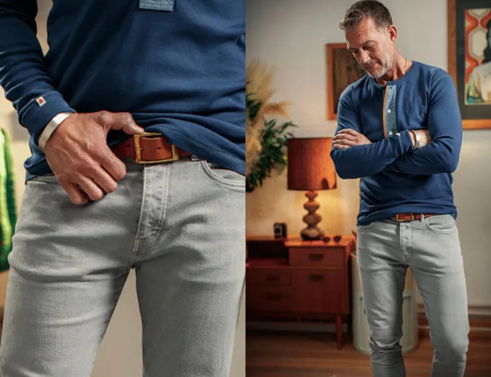 &SONS Bottoms & Shorts-Brandon Jeans Grey