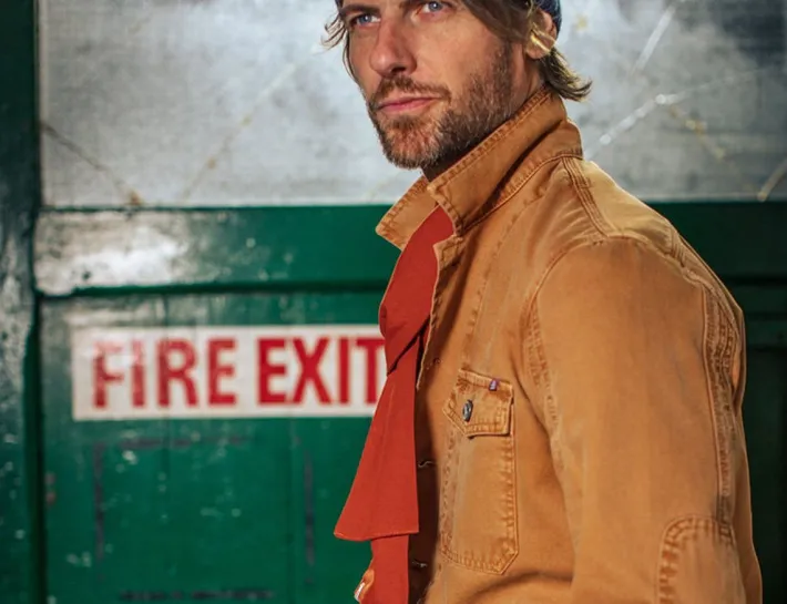 &SONS Scarves-Burnt Orange Scarf