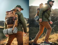 &SONS Leather Goods-Nordic Rucksack Tan
